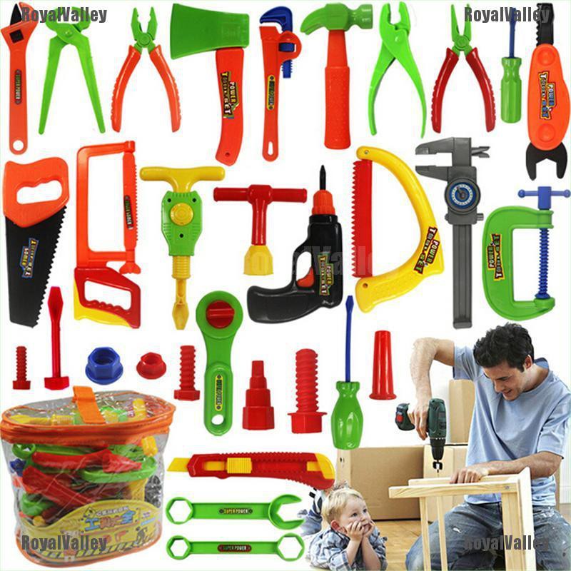 Bộ Đồ Chơi Đóng Vai Thợ Mộc 32 Món Cho Bé
