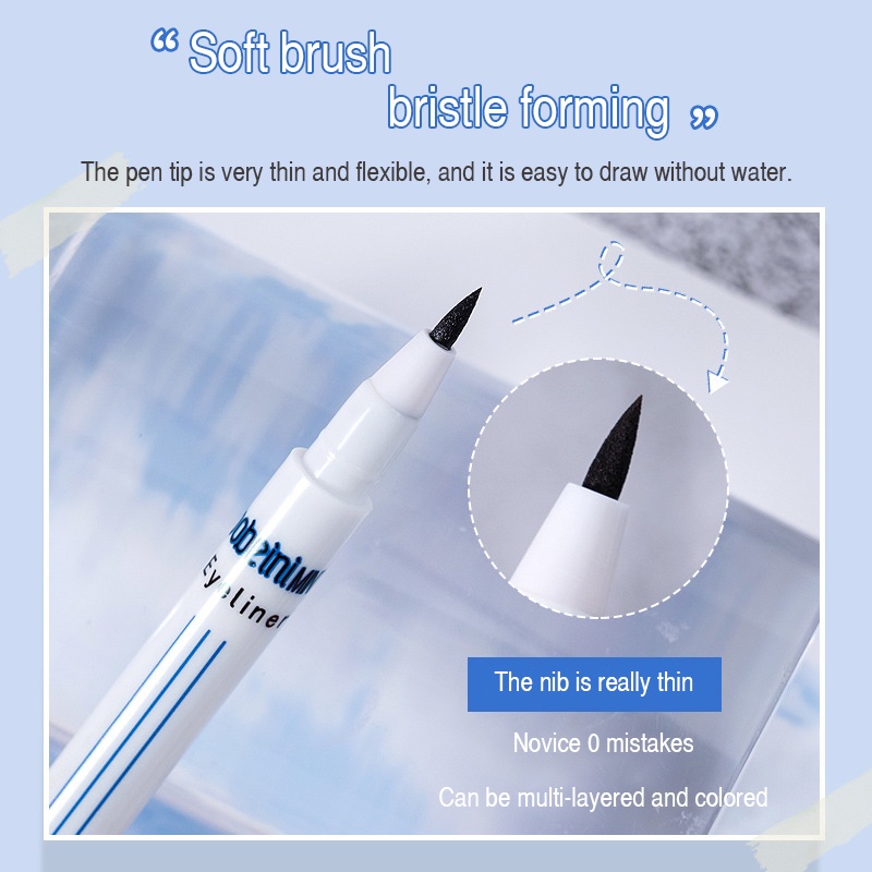 Ultra Bút Kẻ Lông Mày / Kẻ Mắt Hai Đầu Chống Thấm Nước Chống Nhòe Trang Điểm Tự Nhiên