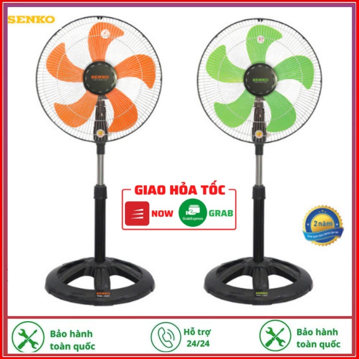 Quạt Điện Đứng Senko L1636- Lưu Lượng Gió 64.1m3/phút - Tiết Kiệm Không Gian - Nhiều Tính Năng Thông Minh