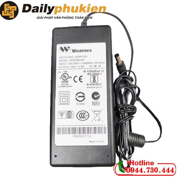 bộ nguồn máy scan Kodak Alaris E1025 E1035 S2040 S2050 S2060w S2070 S2080w