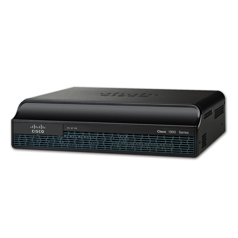 Router Cisco 1941/K9 w / 2 GE, 2 khe cắm EHWIC, 256MB CF, 512MB DRAM, License DATAK9 - Hàng chính hãng