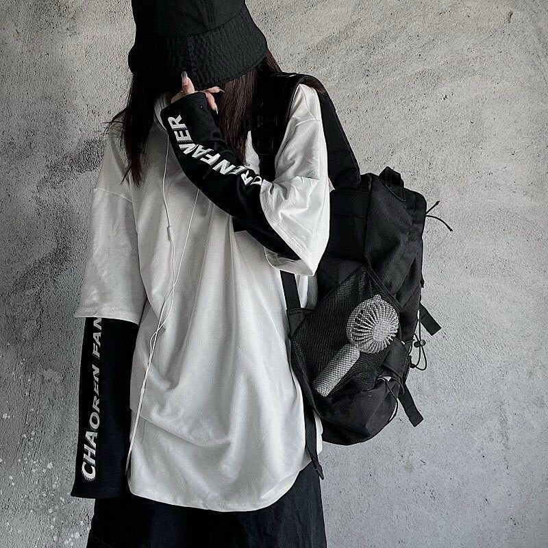 [ Chất Đẹp- Form Chuẩn ] Áo thun dài tay FS OAE giả 2 lớp siêu hot  2020 ( áo thun loang 0045 ) | BigBuy360 - bigbuy360.vn