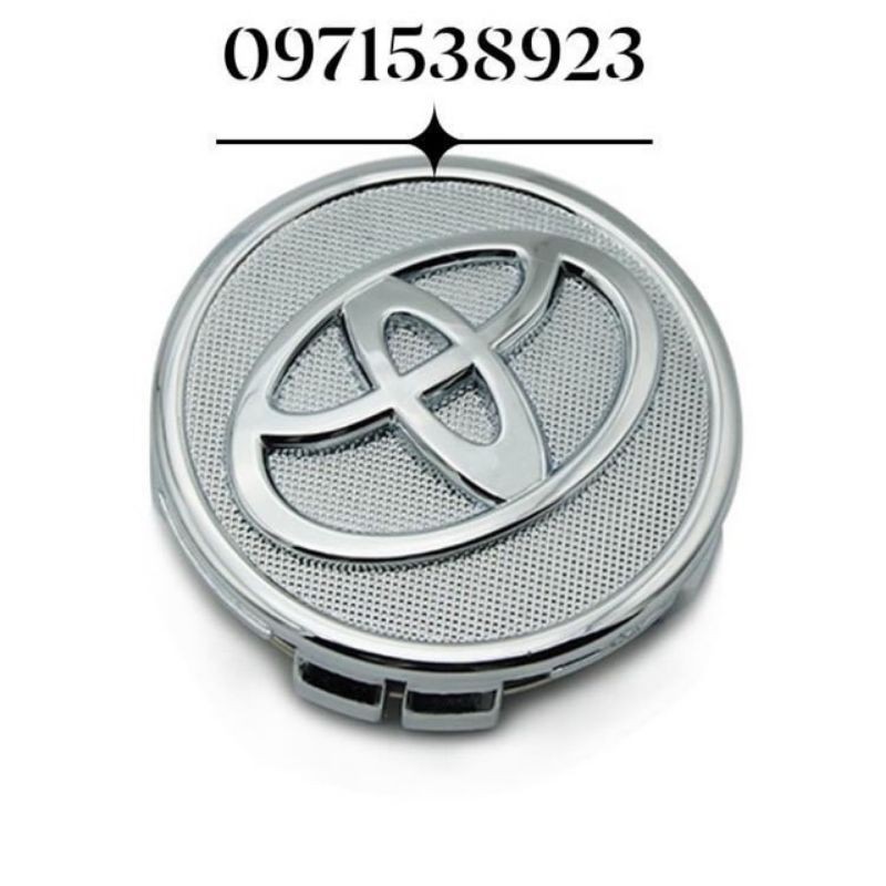 Nắp chụp lazang 57mm Cho Toyota Camry innova Yaris Corolla altis vios hàng oem loại xịn đẹp 1 cái