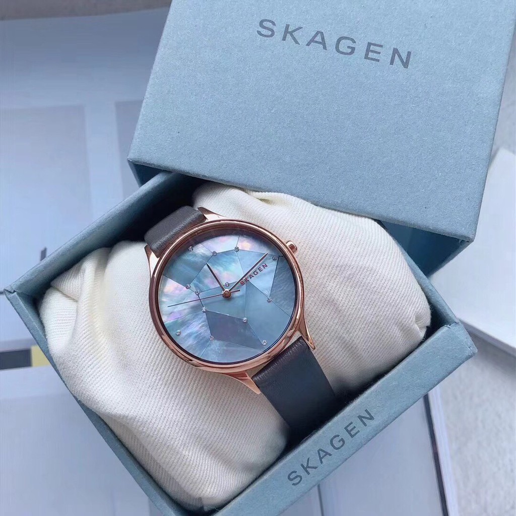 Đồng Hồ Nữ Skagen SKW2390 - 34mm - Dây Da