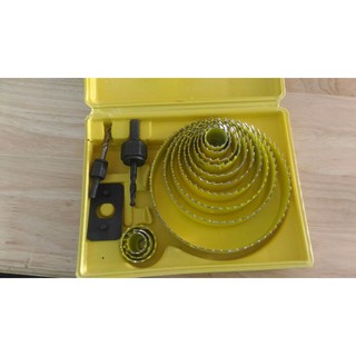 Bộ khoan lỗ trần 13 món. Bộ khoét lỗ trần
