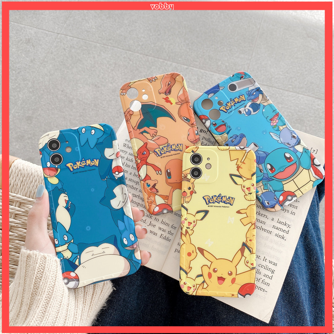 Ốp điện thoại nhựa mềm họa tiết hoạt hình Pokemon cho iPhone12 mini 11 PRO MAX 7/8plus SE2020 X/XS XR XSMAX | BigBuy360 - bigbuy360.vn