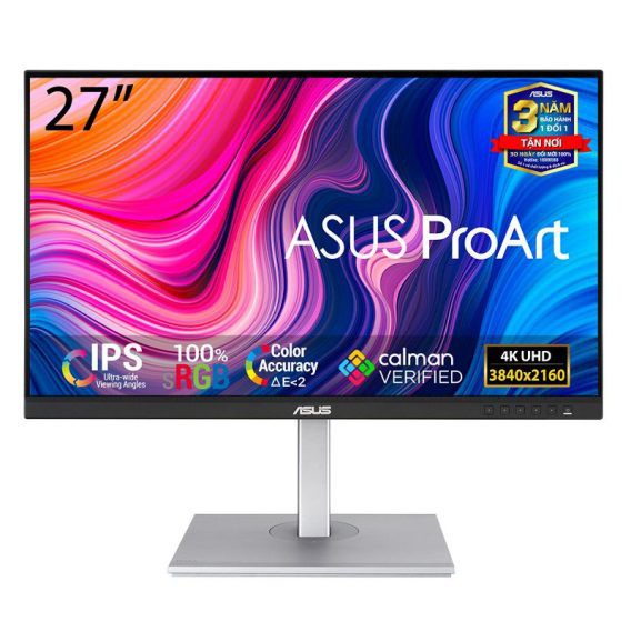 Màn hình máy tính Asus ProArt PA279CV/ 27inch 4K IPS/ USB-C - Bảo hành 36 tháng chính hãng