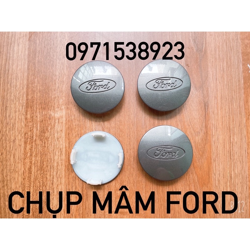 4 CHỤP MÂM FORD RANGER EVEREST KÍCH THƯỚC 70mm CAO CẤP GIÁ RẺ