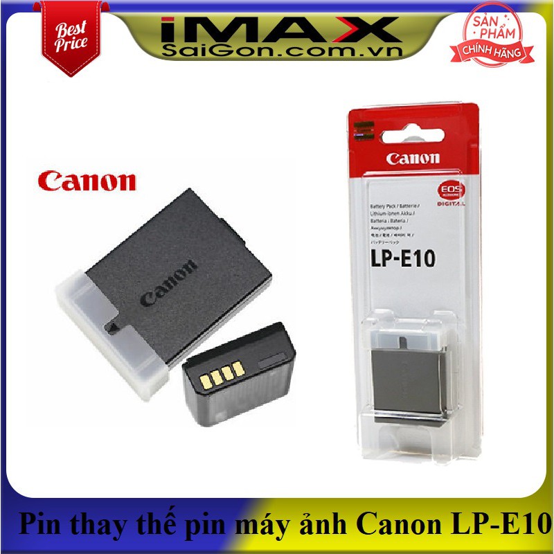 Pin thay thế pin máy ảnh Canon LP-E10