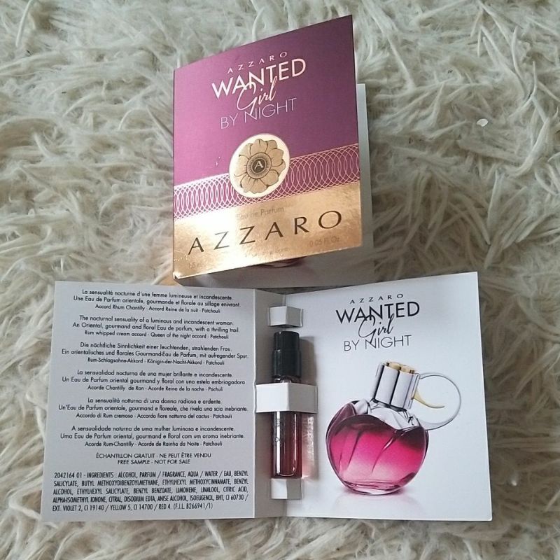 vial mẫu thử Azzaro Wanted Girl By Night