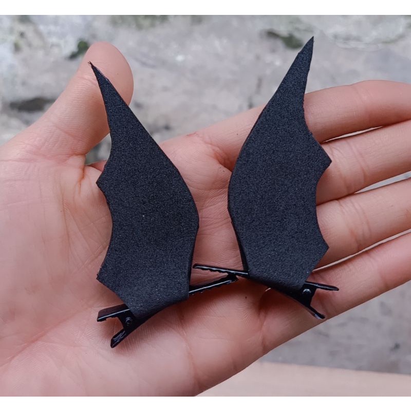 Sét 2 kẹp tóc cánh dơi/ phụ kiện trang trí hallowen