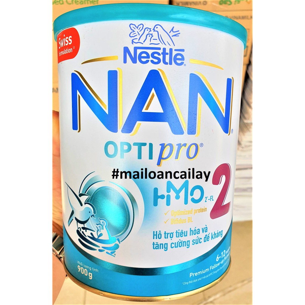 Sữa Bột Nestle NAN OPTIPRO 1-2-3-4 HM-O Hộp 900g