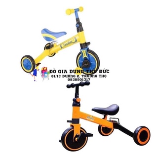 Xe đạp 3 bánh gấp gọn cho bé từ 2-5 tuổi