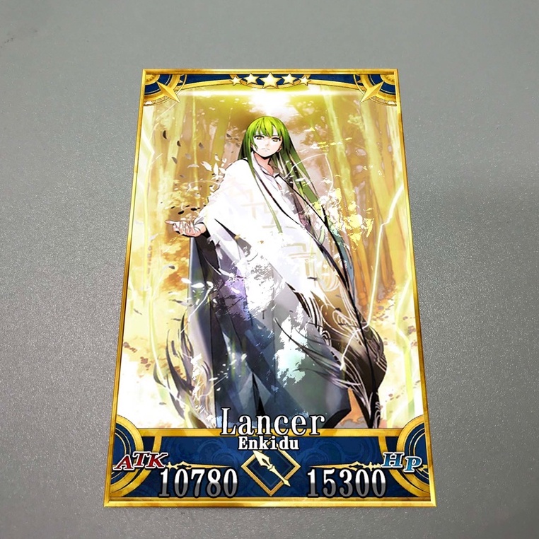 Thẻ bài custom card bánh xốp anime Fate/Grand Order FGO để sưu tầm tự chọn Enkidu