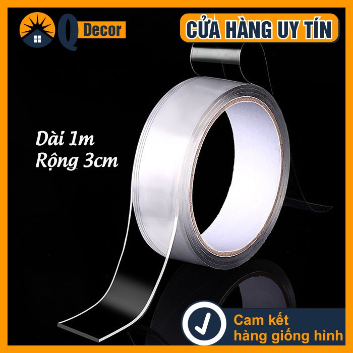 Keo Siêu Dính 2 Mặt Trong Suốt Bản Dày 2mm