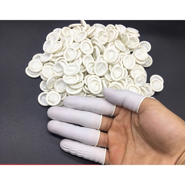 Bảo Vệ Ngón Tay Gói 100G Găng Tay Bằng Cao Su Đồ Nail