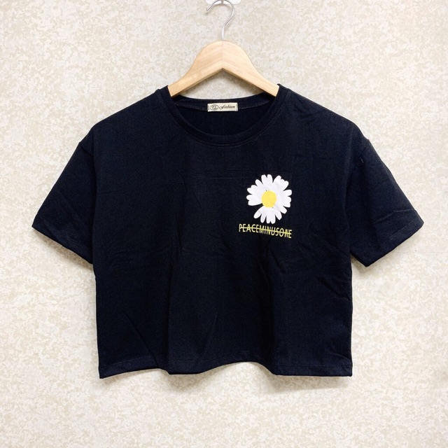 [Mã WASTUP giảm 10% tối đa 30K đơn 99K] Áo Croptop Hoa Cúc - Áo Thun Nữ Hoa Cúc Nhiều Màu | BigBuy360 - bigbuy360.vn