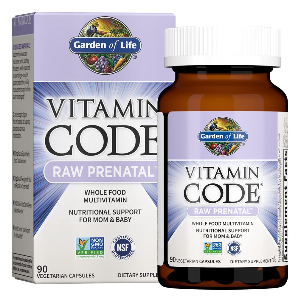 Garden of Life Vitamin Code RAW Prenatal Vegetarian Capsules 90 VIÊN