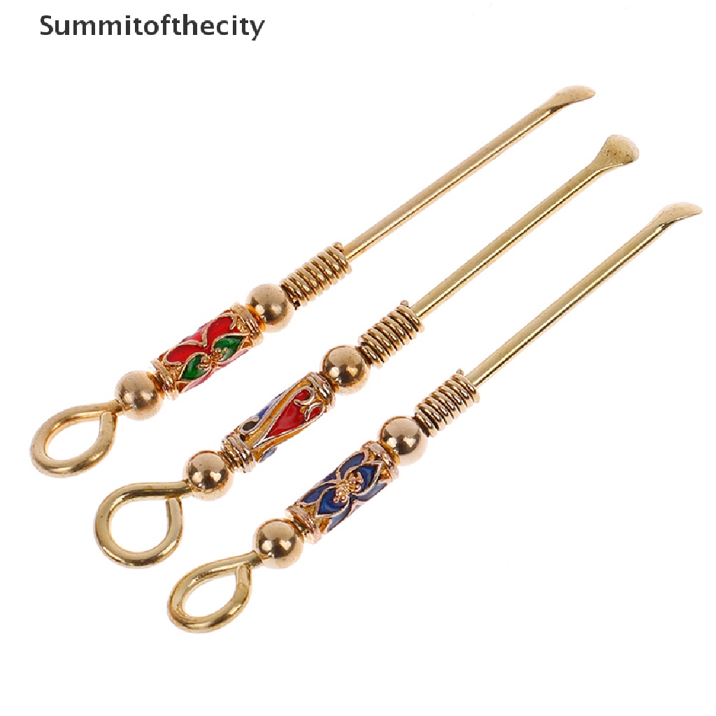 Summitofthecity Dụng Cụ Nhặt Tai Nghe Bằng Đồng Có Móc Khóa Xe Hơi / Móc Khóa Quà Tặng Cho Nam