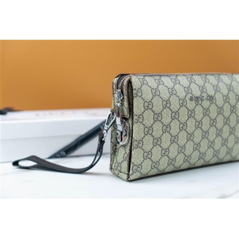 CLUTCH CẦM TAY NAM NỮ UNISEX KHOÁ SỐ GUCCI1579 FULLBOX