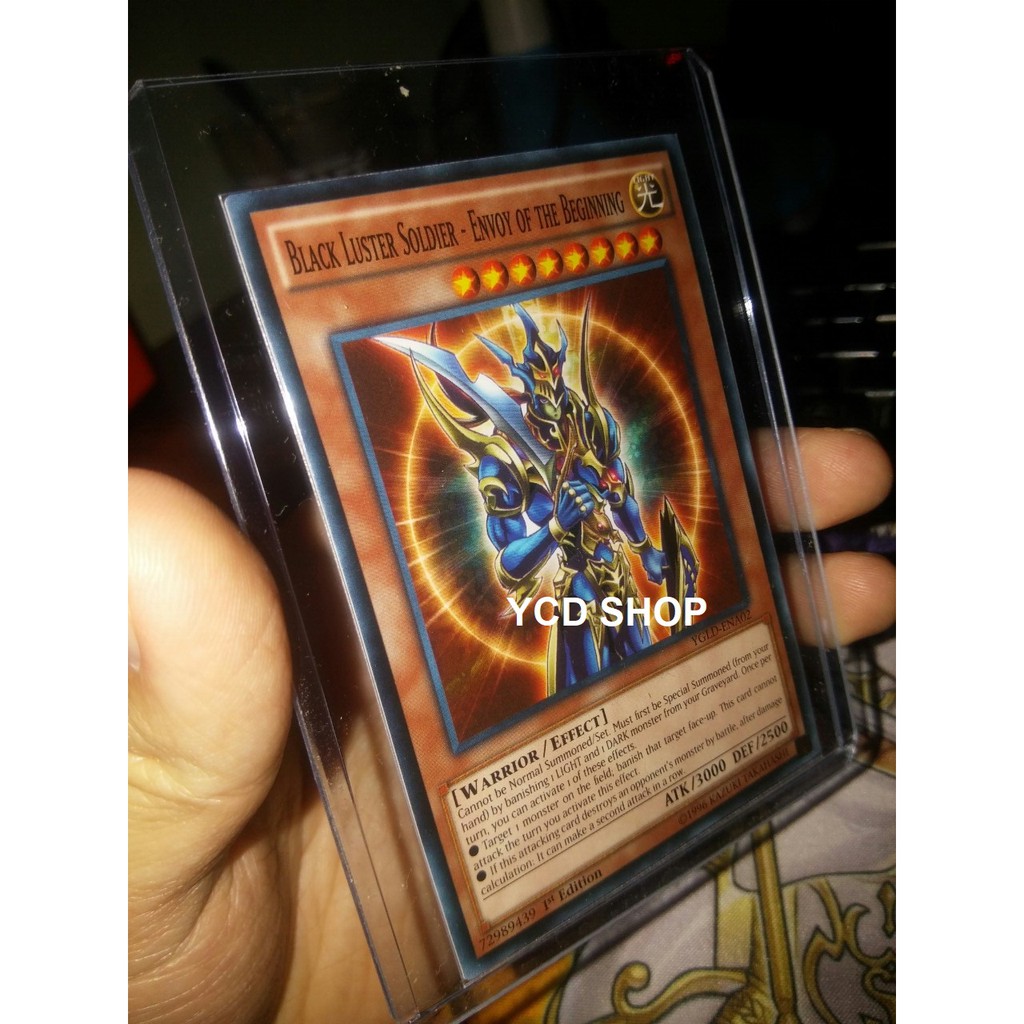 Thẻ bài Yugioh chính hãng Black Luster Soldier - Envoy of the Beginning- Common