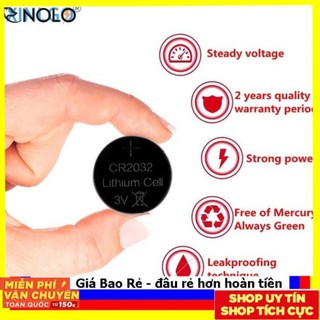 Combo 2 vỉ 5 pin cmos cr2032 viên tròn 3v chuẩn lithium