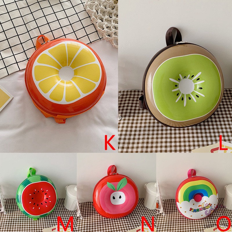 Ba lô vỏ cứng họa tiết hoạt hình kiểu Hàn Quốc thời trang cho bé mẫu giáo