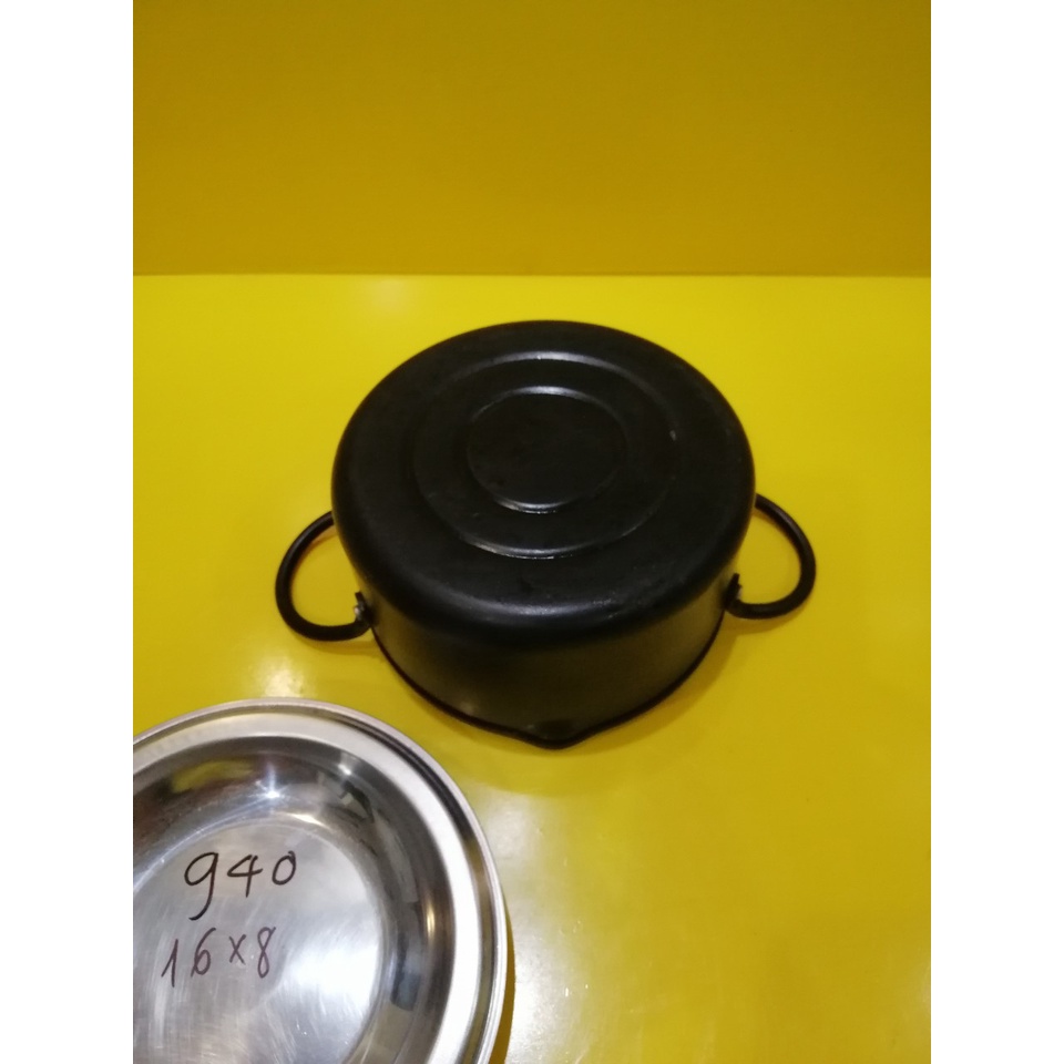 Nồi thép chống dính nội địa Nhật, size 16cm, cao 8cm (mã 940), Dùng được bếp từ