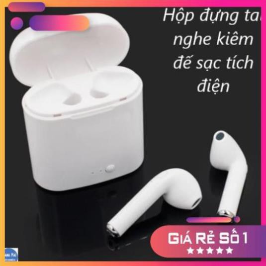 [ FREESHIP, AIRPOD SIÊU HOT 2021] Tai Nghe Bluetooth thông minh I7S TWS 5.0 âm thanh cực hay_Bass cực kỳ sống động