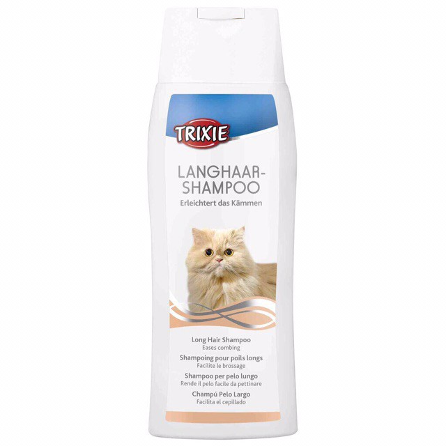 Sữa Tắm Cho Mèo Lông Dài Và Mèo Lông Ngắn Trixie Cat Shampoo 250ml - sữa tắm cho chó