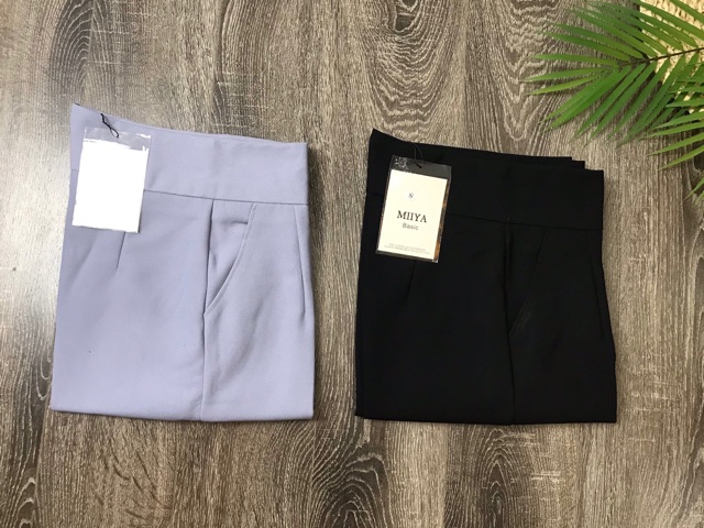 Quần baggy nữ công sở cạp cao bản to hách chân, vải vintex đủ size
