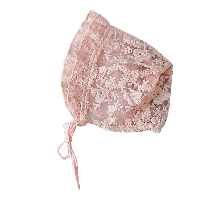 Mũ Ren Hoa Chụp Ảnh Công Chúa Cho Bé Gái