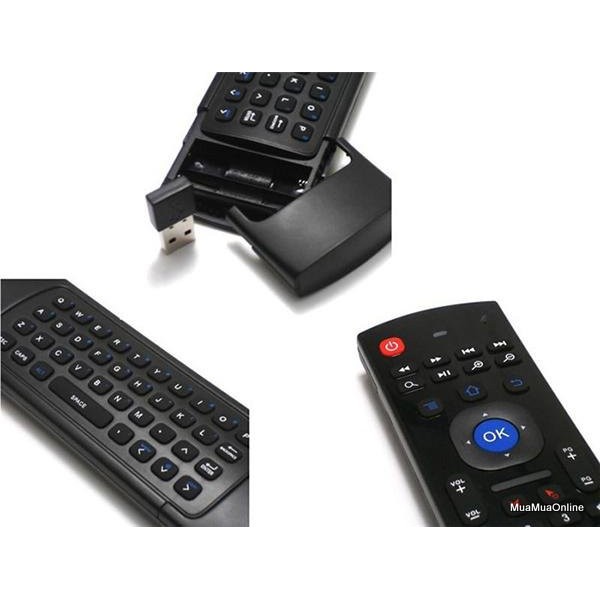 ( sale ) Chuột Bay Kiêm Bàn Phím Không Dây Và Remote Thông Minh Air Mouse Km800 (MX3) Cao Cấp