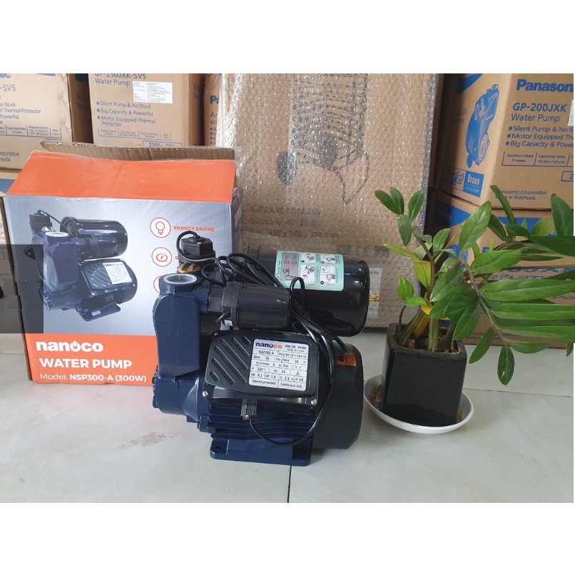 MÁY BƠM NƯỚC NÓNG TĂNG ÁP ĐIỆN TỬ 300W/220V NANOCO NSP300-A- HÀNG CHÍNH HÃNG