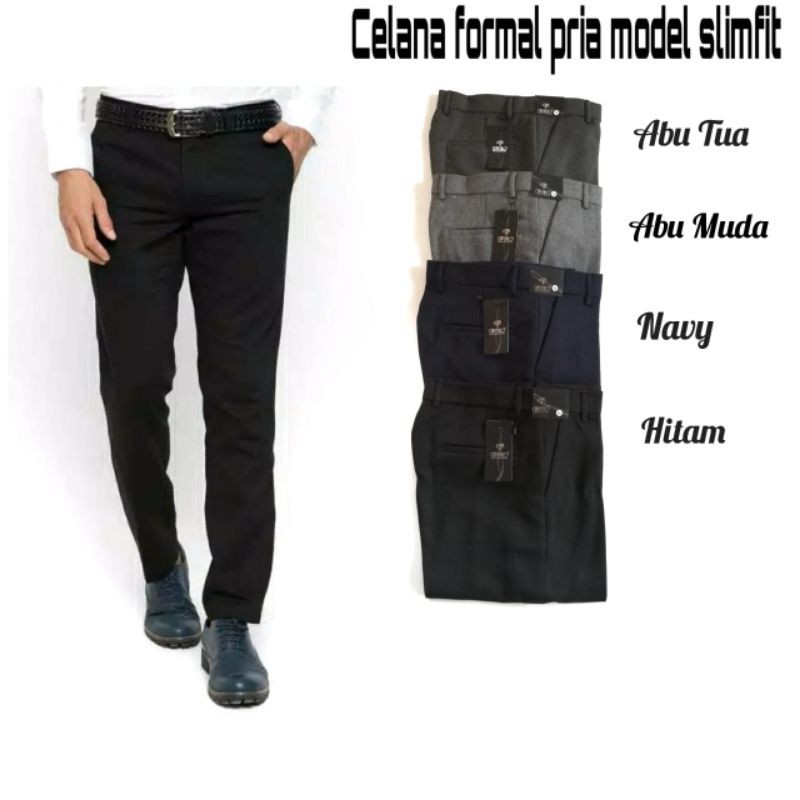 Quần Tây Nam Màu Xám Đen Size 27-38