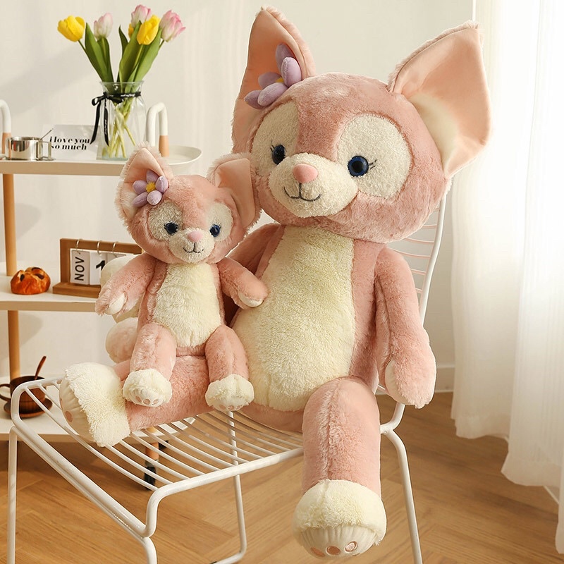 Gấu Bông Hồ Ly Ngồi, Hồ Ly Vải Lông Mịn