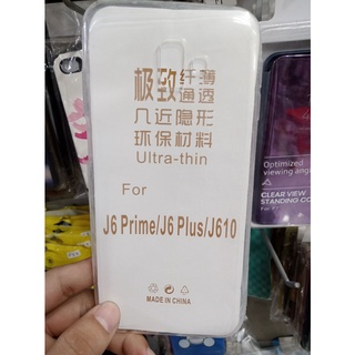 Ốp lưng điện thoại Samsung Galaxy J6 Prime / J6 Plus silicon bền dẻo trong suốt tôn lên vẻ đẹp của máy mẫu mã phù hợp