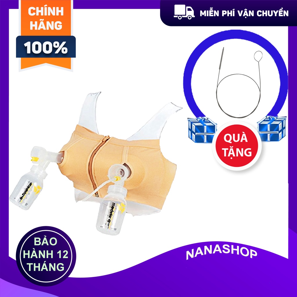 [TẶNG CỌ DÂY HÚT SỮA 30K] Áo đai hút vắt sữa rảnh tay có dây 100% cotton siêu dày dặn lót ôm ngực giữ chặt bình freesize