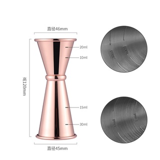 Jigger 2 Đầu Kiểu Nhật 30/45ml, Ly Đong Định Lượng Inox, Dụng Cụ Pha Chế Bartender