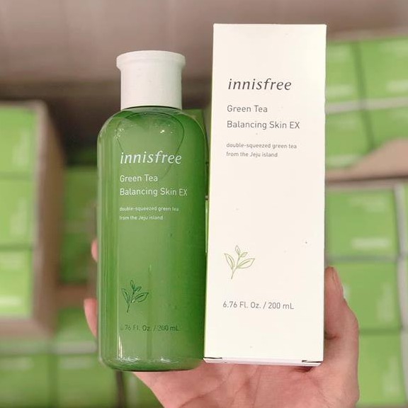 Nước Hoa Hồng Trà Xanh Innisfree Green Tea Balancing Skin EX