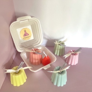 Nến thơm handmade cao cấp hình bánh Pudding