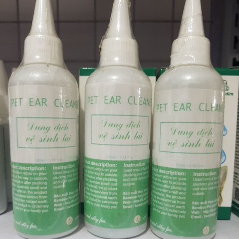 Dung Dịch Vệ Sinh Tai Cho Chó Mèo Pet Ear Cleaner