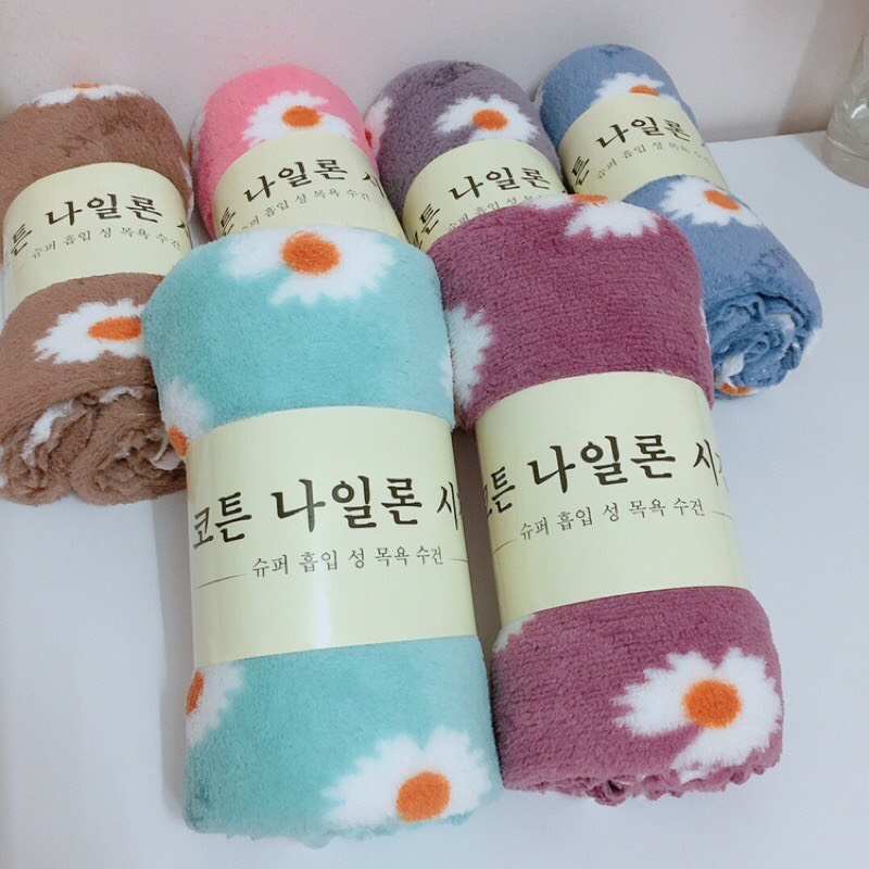 [ SIÊU RẺ ] SET 4 khăn mặt mềm mại thấm hút tốt