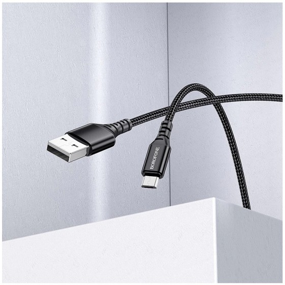 Cáp sạc bọc dù siêu tốc Borofone Bx54 Micro Usb