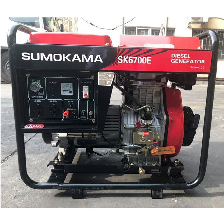 Máy Phát Điện Chạy Dầu 5Kw SK6700E Sumokama