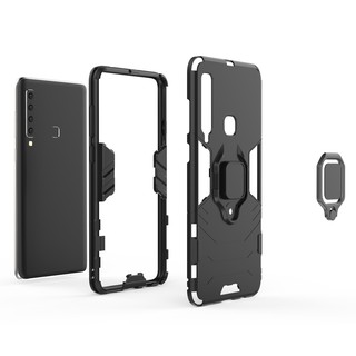 Ốp lưng cứng có nhẫn chống cho điện thoại Samsung A7 A9 2018 A8s A2core
