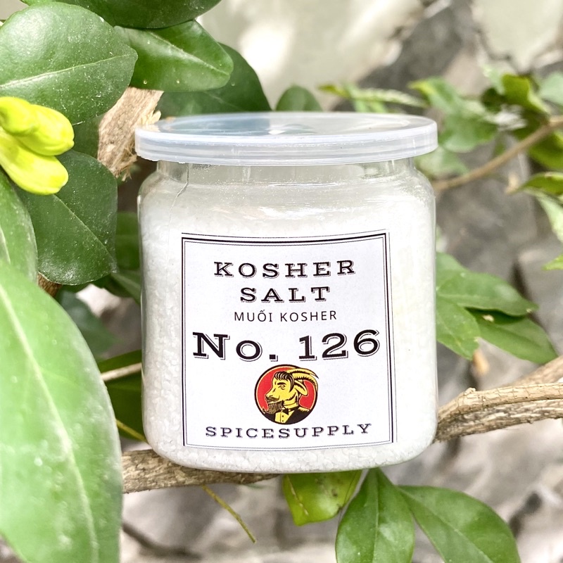 KOSHER SALT Muối Kosher tinh thể bông Hũ 130g