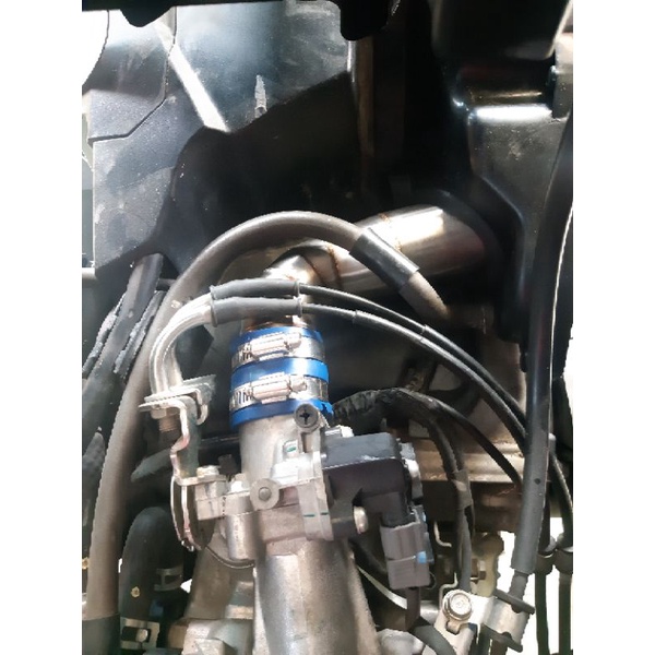 Co gió inox 304 Thailand dùng cho xe Honda Vario/Click 125i/Click 150i/Airblade 125/Pcx 2017