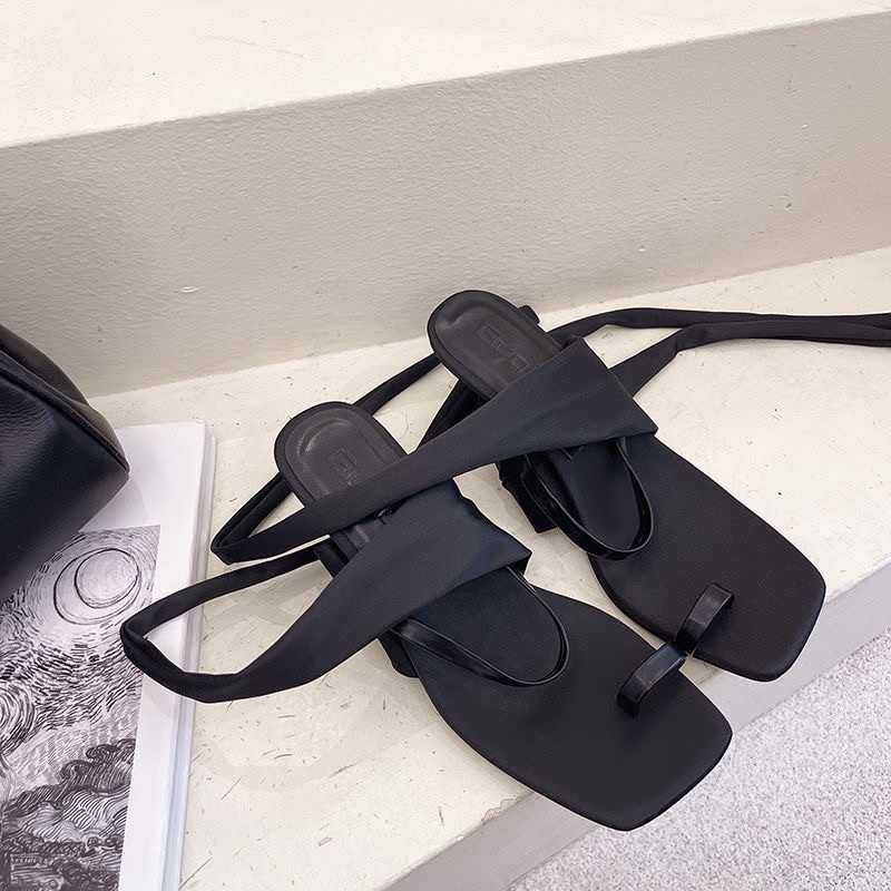 🆘 sandal sỏ ngón buộc kiểu dây chéo