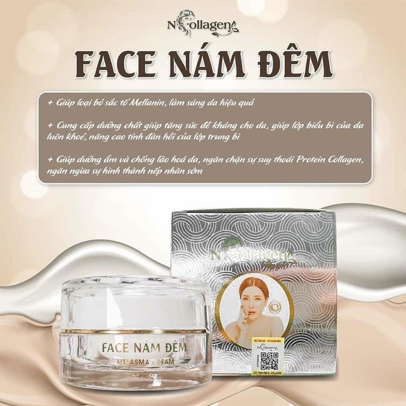 Kem Face Nám Đêm Ncolagen